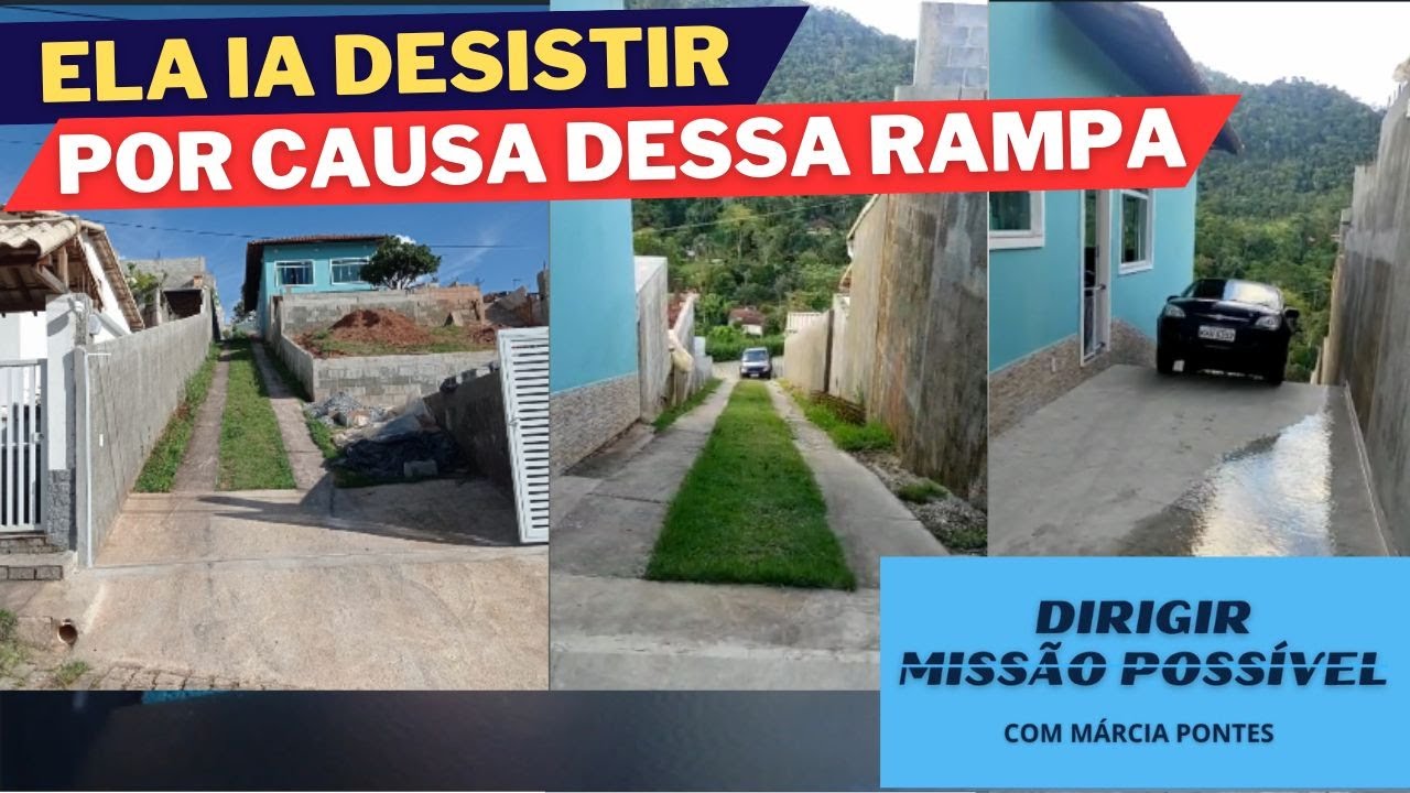 Ela ia DESISTIR de dirigir por causa dessa RAMPA! Márcia Pontes