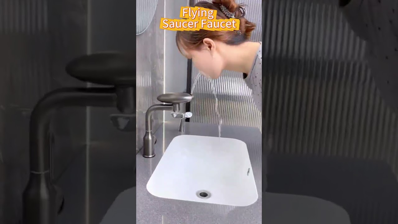 Encounter a Futuristic Touch and Redefine Your Washing Experience - The Flying Saucer Faucet