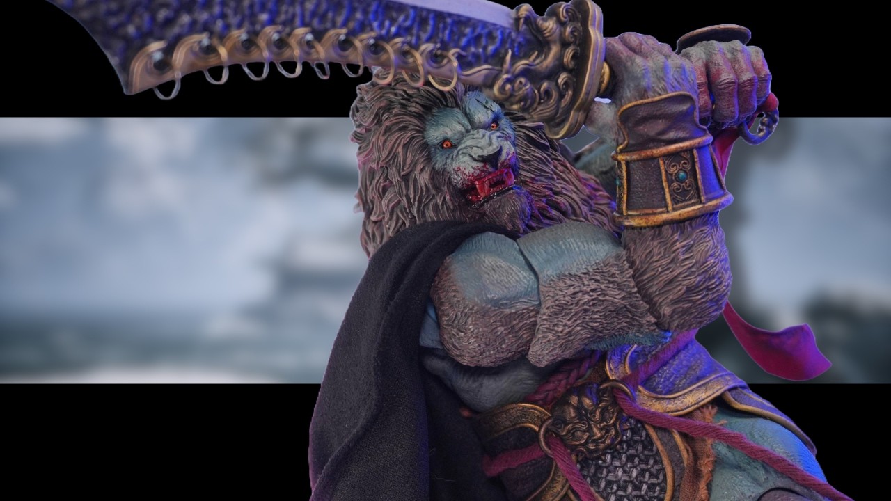 Обзор фигурки Cyan Lion (Blood Ver.) от Nottaa Collections