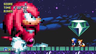 Classic Knuckles Mania Pixel Boss Fight Mania Plus Mod