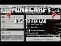 Minecraft PE: How To Fix lag in Minecraft Pocket Edition