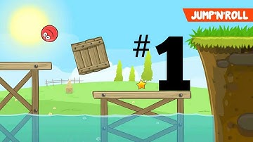 Red Ball 4 - Walkthrough Gameplay Part 1 - Green Hills Level 1 - 15 (IOS, Android)