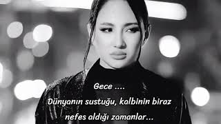 Gece ...Dünyanın sustuğu, kalbinin biraz nefes aldığı zamanlar...@nurazel 