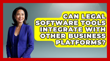 Can Legal Software Tools Integrate With Other Business Platforms? | Legal And HR SaaS Stack News