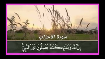 #سورة_الأحزاب: الآية 56 - #تلاوة #خاشعة #القرآن_كريم