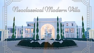 Neoclical Modern Villa My Version Tour Layout Bloxburg Mansion
