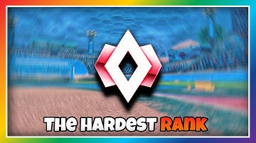 This is the HARDEST RANK In Rocket League...