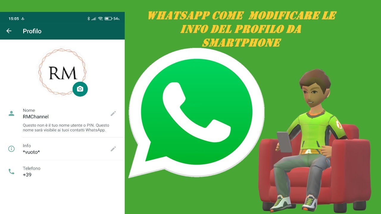 WhatsApp Come Modificare Il Nome E Le Informazioni Da Smartphone