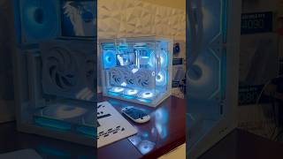 Lian Li O11D Mini V2 Build 9800X3D Rtx 5080 Gaming X Trio White