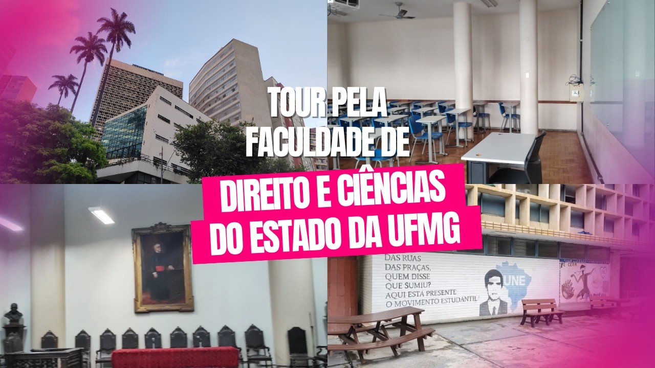 Tour pela Faculdade de Direito e Ciências do Estado da UFMG