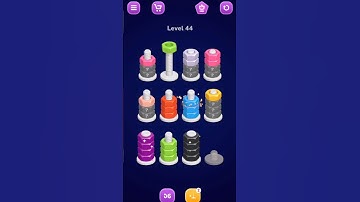 🔩🔩Nut Sort🔩🔩Gameplay All Levels iOS, Android Walkthrough BIG UPDATE APK GAME New Levels 💯✨