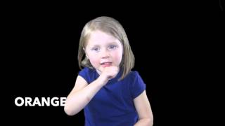 Learn How to Sign the Word Orange