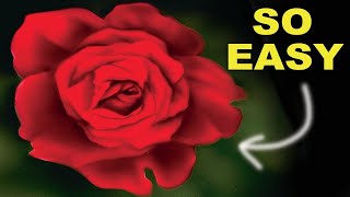 How to Airbrush a Rose for Beginners