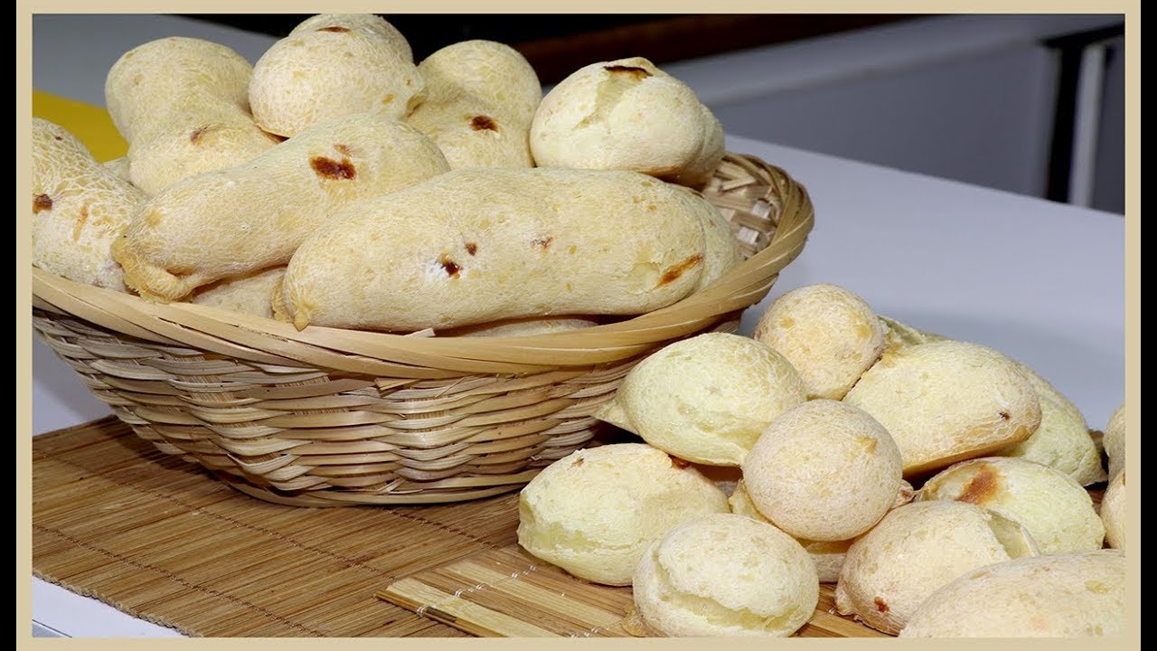 BISCOITO E PÃO DE QUEIJO COM A MESMA RECEITA