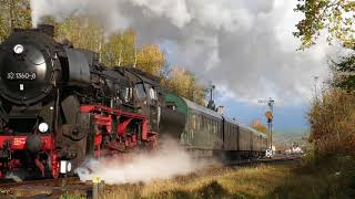 Plandampf im Werratal 2017 - Tage 1 27-10-17 - Steam and semaphores! by RailScapes - Trains & Travel 1,489 views 6 years ago 10 minutes, 28 seconds