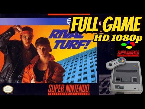 Rival Turf! (SNES) Longplay/Walkthrough NO COMMENTARY HD 1080p