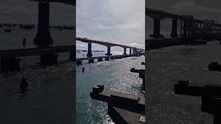 Pamban Bridge View – The Marvel of Indian Engineering! 🔥 #shorts #viral #PambanBridge #Rameswaram