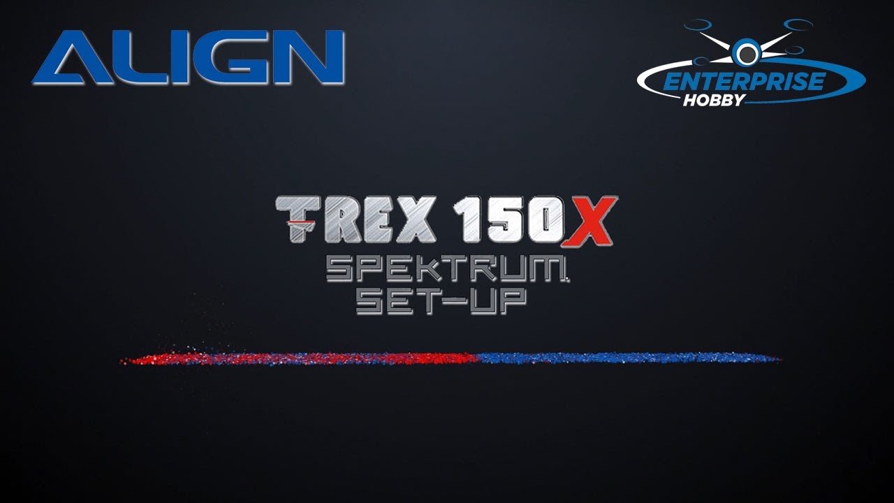 TREX 150Ｘのスキッドです。 Align TREX 150X DX9 Spektrum Setup Basic Beginner May 2017 - YouTube