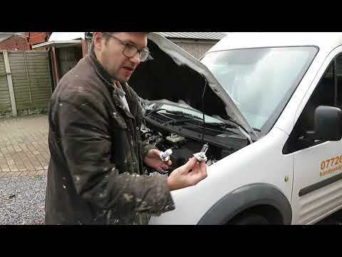 how to fit a headlight bulbs to ford transit connect