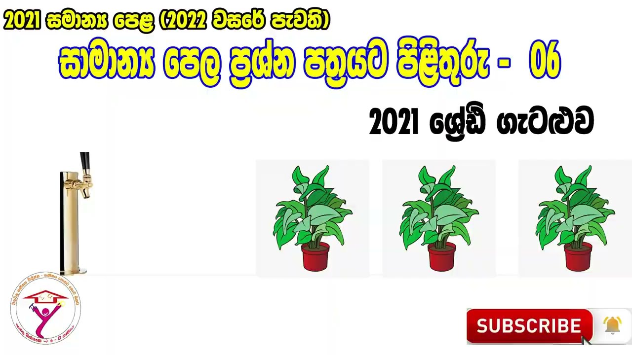 2022 OL Mathematics Paper - Answer සමාන්තර ශ්‍රේඪි ගැටළුවට පිළිතුරු (2021 සිසුන් වෙනුවෙන් පැවැති)
