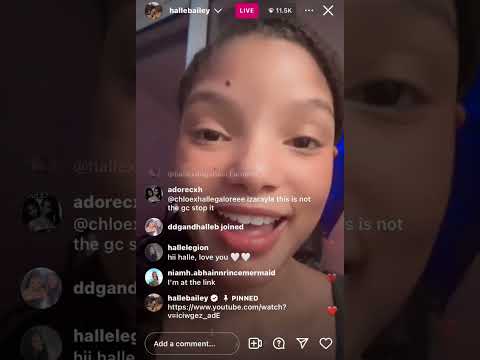 Halle Bailey Instagram Live | 3.14.24 | cxhdailys