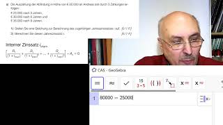 Mathematik Matura HAK Jan 2022 Aufgabe 6a) ABFINDUNG