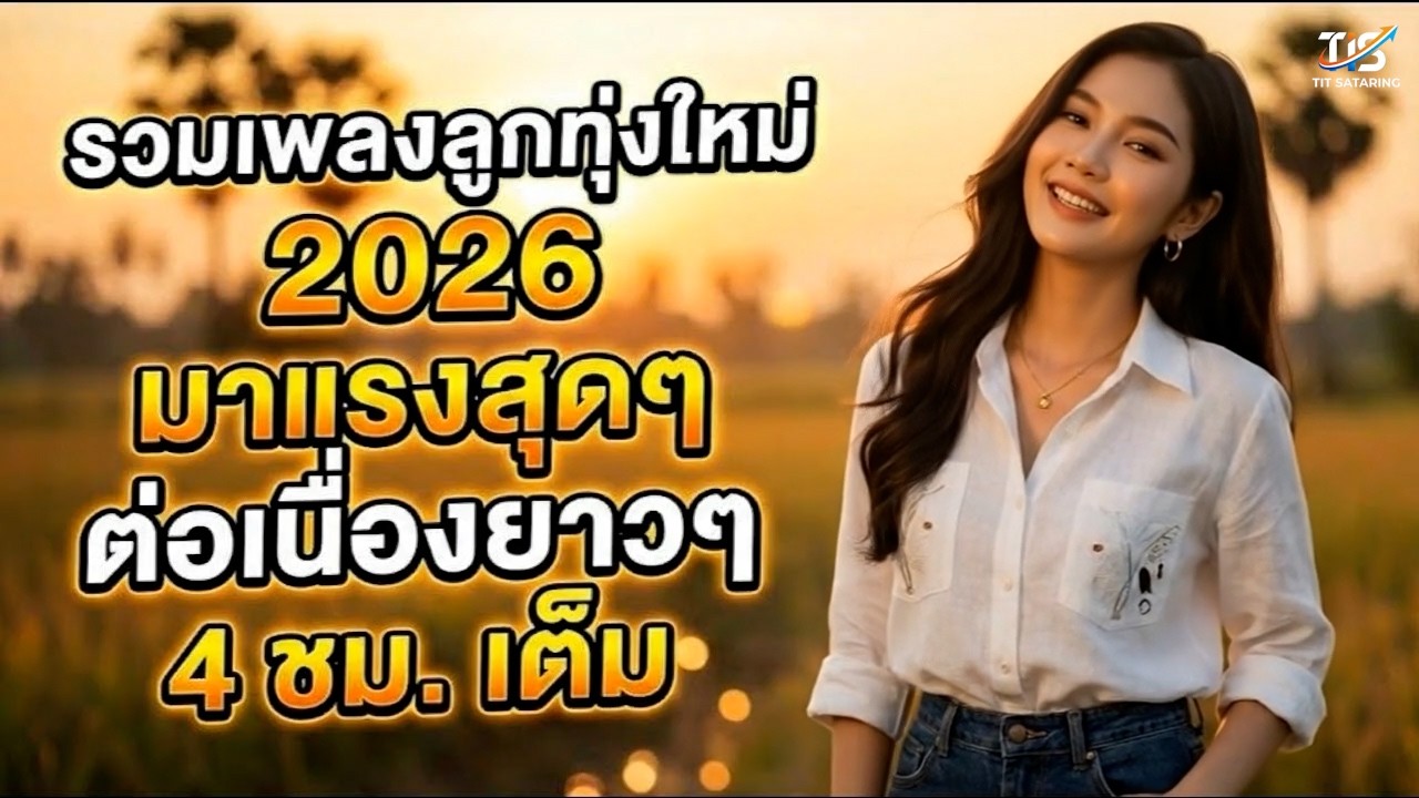 รวมเพลงลูกทุ่งใหม่ล่าสุด มาแรง!! 2026 🎶 เพราะฟังเพลินยาวๆ 4 ชั่วโมงเต็ม!