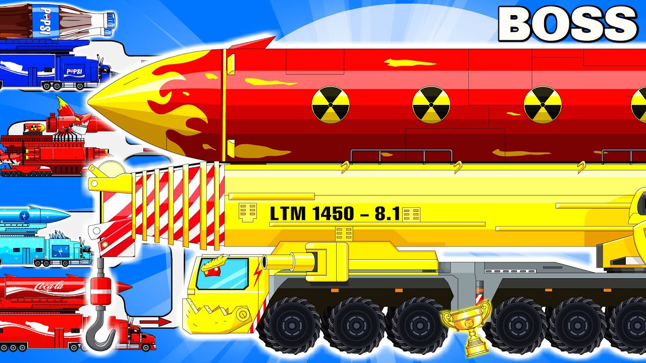 WHO WILL WIN? THE MOST EPIC MATCH OF Container LTM 1450 ROCKET vs MEGA Tank