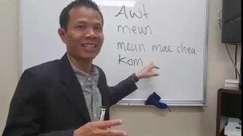 Learning Khmer language, ASEAN languages, negative makers in Khmer