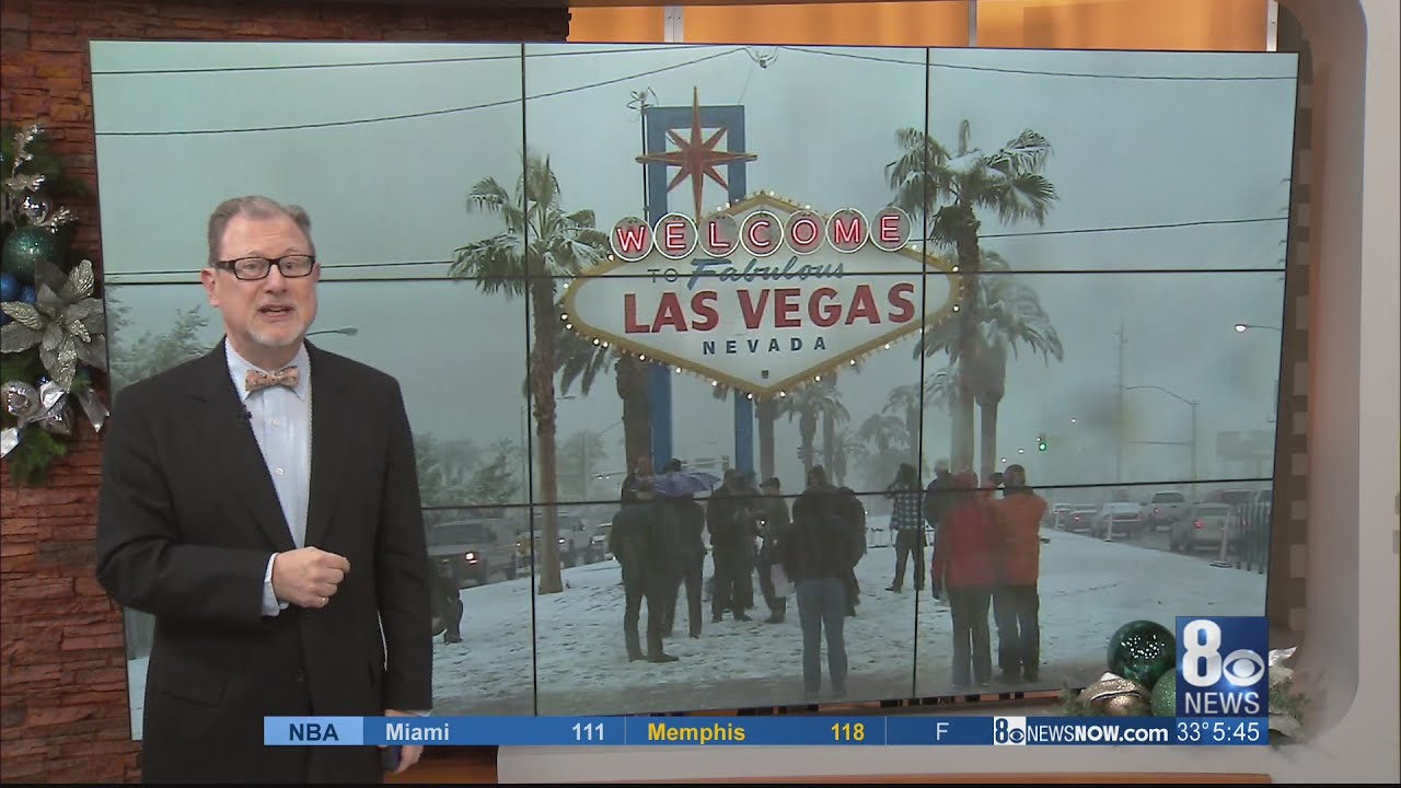 Snowstorm hit Las Vegas on this day in 2008 YouTube