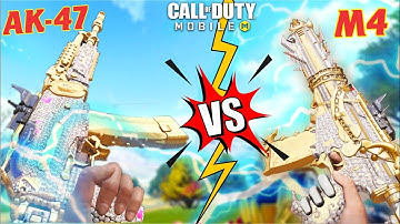 AK47 vs M4 - WHICH IS BETTER?? | COD MOBILE | DUE VS SQUADS