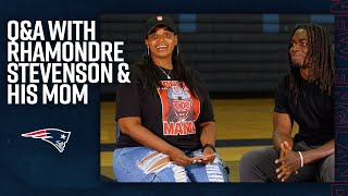Q&A with Rhamondre Stevenson and his Mom | New England Patriots