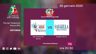 Novara - Monza Speciale Quarti Di Finale Coppa Italia Lega Volley Femminile 201920