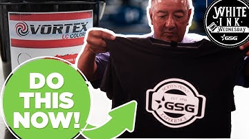 Why You NEED Low Cure Inks | White Ink Wednesday