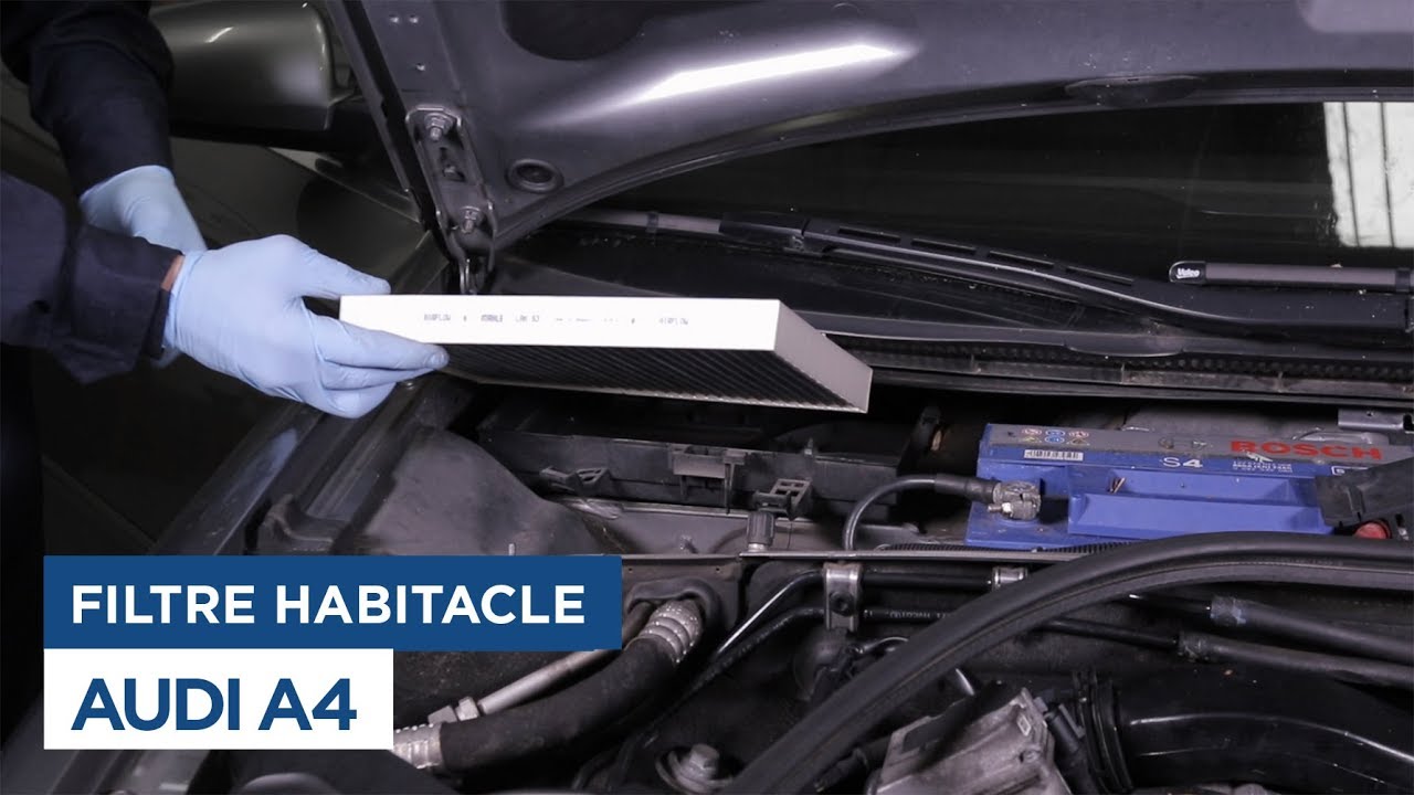 Audi A4 - Changer le Filtre d'Habitacle