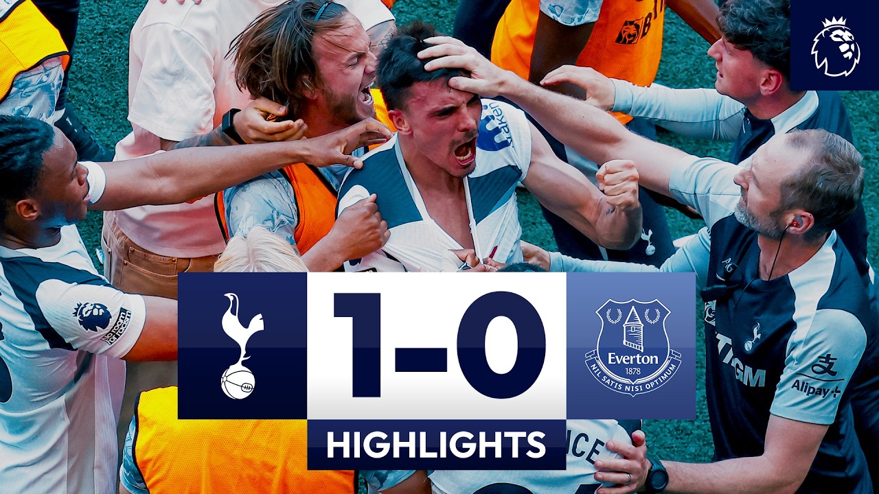 Palhinha goal secures survival | Spurs 1-0 Everton | Premier League Highlights