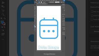 Create Date Range Icon with Rectangle and Ellipse Fill  in Adobe Illustrator | Design Mentor