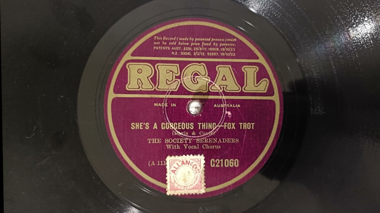 'She's a Gorgeous Thing', The Society Serenaders (1931)