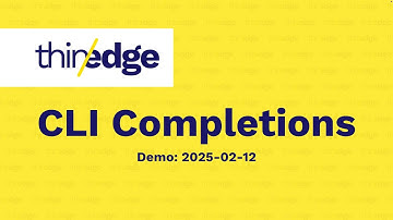 Tab Completion for the thin-edge.io CLI