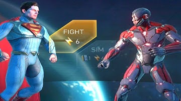 Injustice 2 (iOS) - Walkthrough Part 13 - Campaign Chapter 2: Battles 19-24 (Cyborg Boss Fight)