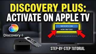 How to activate Discovery Plus on Apple TV - Step by Step