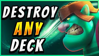 OUTPLAY ANY MATCHUP! BEST GOBLIN GIANT SPARKY DECK - Clash Royale