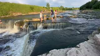 Саблинский и Тосненский водопады