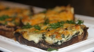 ФАРШИРОВАННЫЕ ГРИБЫ ПОРТОБЕЛЛО. STUFFED PORTOBELLO MUSHROOMS ФАРШИРОВАННЫЕ ГРИБЫ ПОРТОБЕЛЛО. STUFFED PORTOBELLO MUSHROOMS
