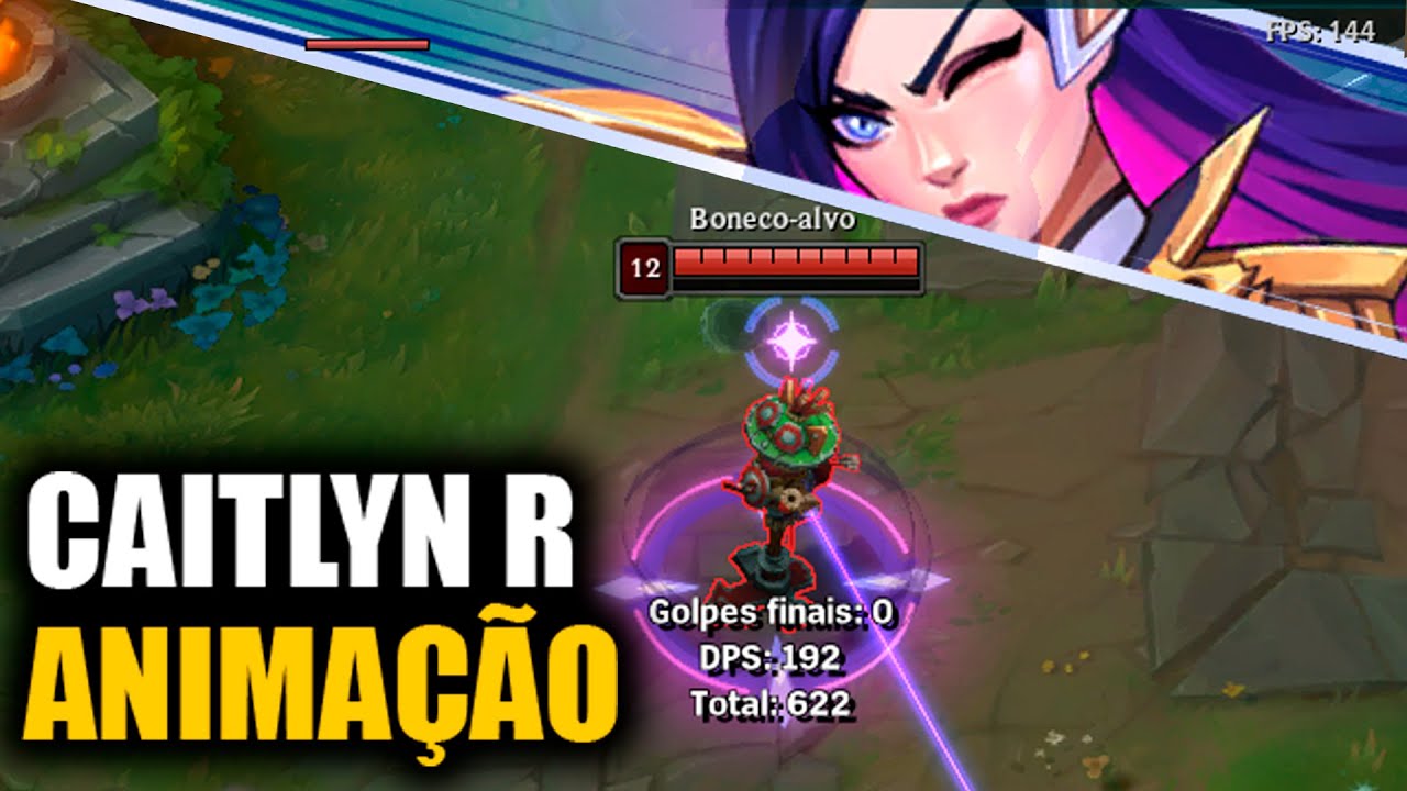 NOVA ANIMAÇÃO DA ULT (R) CAITLYN ACADEMIA DE BATALHA (CAITLYN ULTIMATE