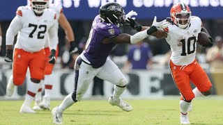 Quinshon Judkins Week 2 Every Run, Target, and Catch Cleveland Browns at Baltimore Ravens NFL 2025
