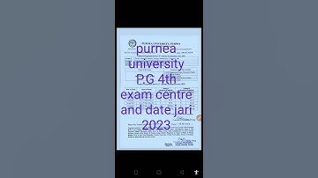 purnea university pg 4th semester exam senter list 2023