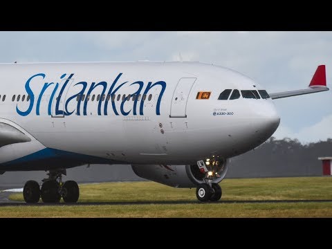 INAUGURAL SriLankan Airlines A330-300 Landing at Melbourne Airport