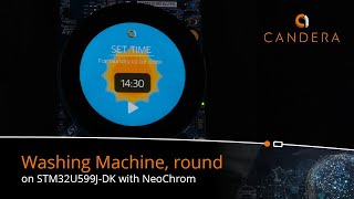 Candera Washing Machine Hmi For Smart Homes On Stm32U599J-Dk With Neochrom