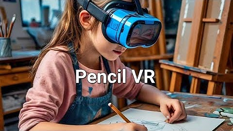 Pencil VR NEW Meta Quest 3 Art Tracing Learning to Draw Best Kids Game 2024 Mixed Reality MR Review